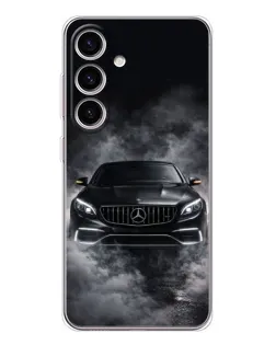 Чехол для Samsung Galaxy S25 FE с картинкой «Mercedes в дыму»