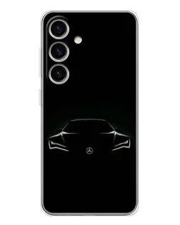 Чохол для Samsung Galaxy S25 FE з картинкою «Mercedes — силует авто»