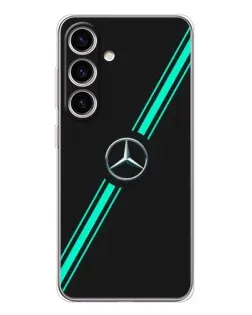 Чохол для Samsung Galaxy S25 FE з картинкою «Спортивні лінії Mercedes»