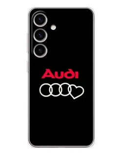 Чехол для Samsung Galaxy S25 FE с картинкой «Логотип Audi Heart»
