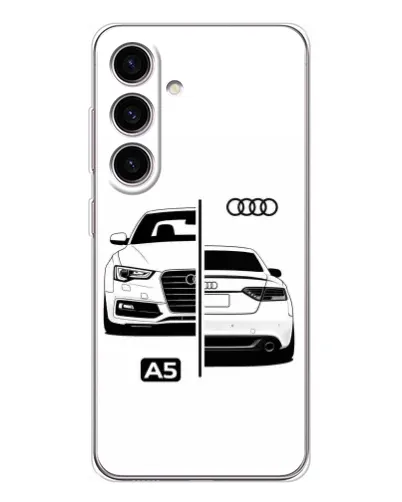 Чехол для Samsung Galaxy S25 FE с картинкой «Audi — контрастный дизайн» Чехол для Samsung Galaxy S25 FE с картинкой «Audi — контрастный дизайн»