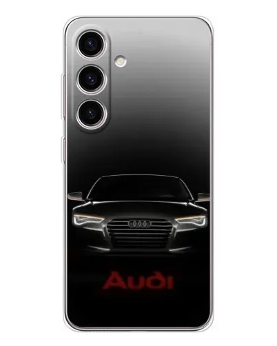 Чехол для Samsung Galaxy S25 FE с картинкой «Audi — градиентный контур» Чехол для Samsung Galaxy S25 FE с картинкой «Audi — градиентный контур»