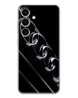 Чехол для Samsung Galaxy S25 FE с картинкой «Audi — абстрактные кольца»