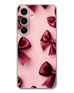 Чехол для Samsung Galaxy S25 FE с картинкой «Бордовый атлас»
