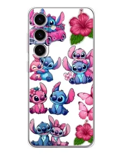 Чохол для Samsung Galaxy S25 FE з картинкою «Стікери Stitch та Angel»