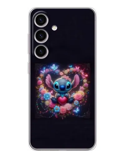 Чохол для Samsung Galaxy S25 FE з картинкою «Stitch у квітах» Чохол для Samsung Galaxy S25 FE з картинкою «Stitch у квітах»