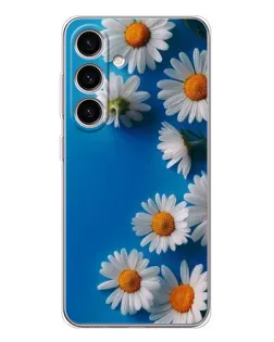 Чехол для Samsung Galaxy S25 FE с картинкой «Белоснежные маргаритки»