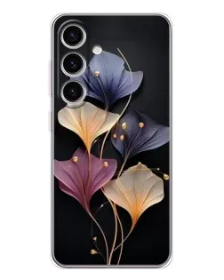 Чехол для Samsung Galaxy S25 FE с картинкой «Лиловые цветы грации»