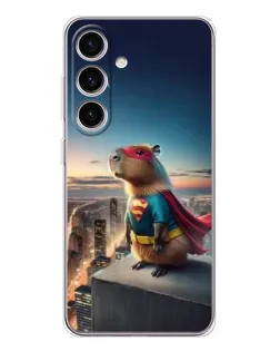 Чехол для Samsung Galaxy S25 FE с картинкой «Капи-мен супергерой» Чехол для Samsung Galaxy S25 FE с картинкой «Капи-мен супергерой»