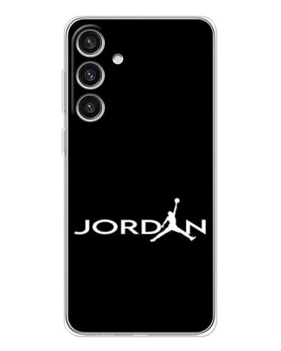 Чехол для Samsung Galaxy S25 Plus с картинкой «Jordan White Logo»