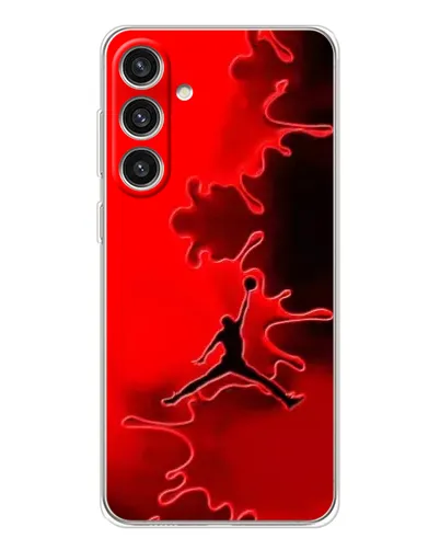 Чехол для Samsung Galaxy S25 Plus с картинкой «Jordan Red Smoke»