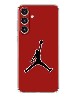 Чехол для Samsung Galaxy S25 Plus с картинкой «Jordan Red Back»