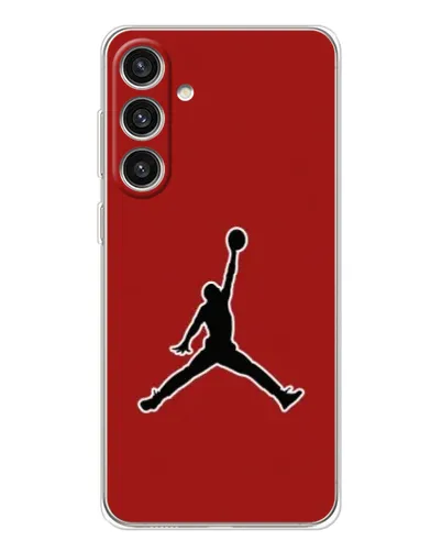 Чехол для Samsung Galaxy S25 Plus с картинкой «Jordan Red Back»