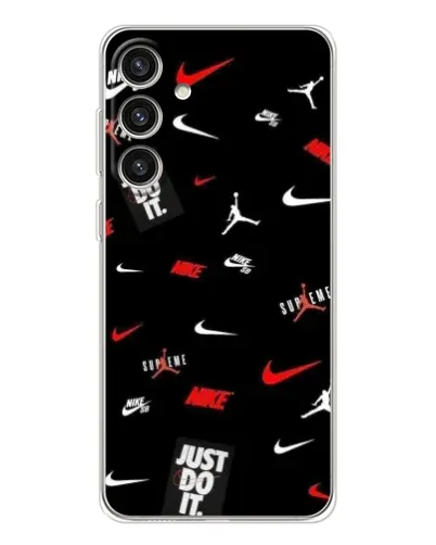 Чехол для Samsung Galaxy S25 Plus с картинкой «Nike Mix Pattern»