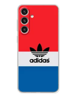 Чехол для Samsung Galaxy S25 Plus с картинкой «Ретро блоки Adidas»
