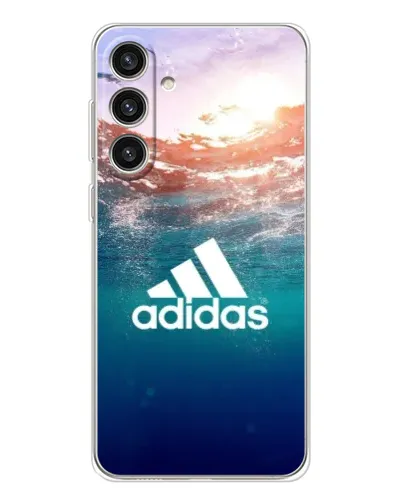 Чехол для Samsung Galaxy S25 Plus с картинкой «Океанская глубина адидас»