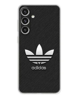 Чехол для Samsung Galaxy S25 Plus с картинкой «Adidas Карбоновая текстура»