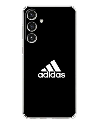 Чехол для Samsung Galaxy S25 Plus с картинкой «Черная классика Adidas»