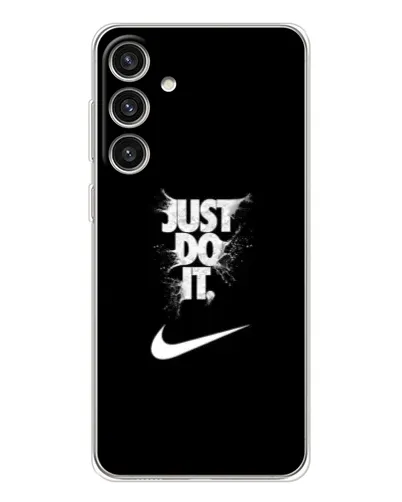 Чехол для Samsung Galaxy S25 Plus с картинкой «Текстовый принт Nike»