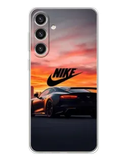 Чехол для Samsung Galaxy S25 Plus с картинкой «Nike и суперкар»