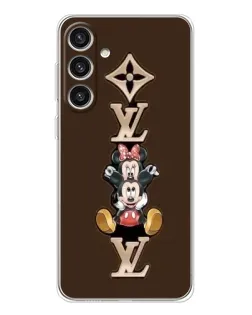 Чехол для Samsung Galaxy S25 Plus с картинкой «LV и Микки Маус»