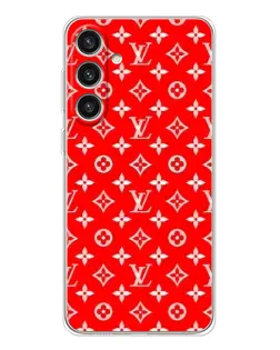 Чехол для Samsung Galaxy S25 Plus с картинкой «Яркий паттерн LV»