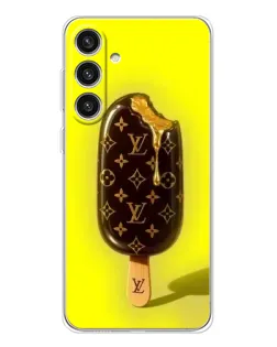 Чехол для Samsung Galaxy S25 Plus с картинкой «Мороженое от LV»