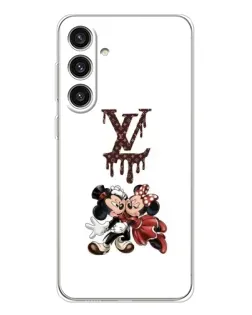 Чехол для Samsung Galaxy S25 Plus с картинкой «LV и Микки Маус»