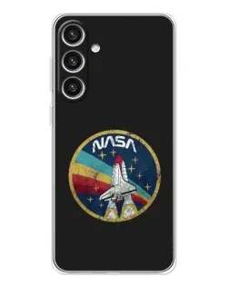 Чехол для Samsung Galaxy S25 Plus с картинкой «NASA — эмблема миссии» Чехол для Samsung Galaxy S25 Plus с картинкой «NASA — эмблема миссии»