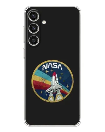 Чехол для Samsung Galaxy S25 Plus с картинкой «NASA — эмблема миссии»
