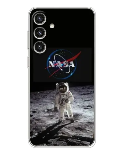 Чехол для Samsung Galaxy S25 Plus с картинкой «Астронавт на Луне»