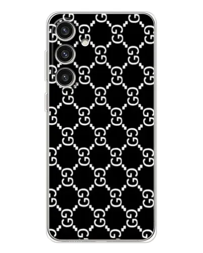 Чехол для Samsung Galaxy S25 Plus с картинкой «Gucci — сетчатый паттерн» Чехол для Samsung Galaxy S25 Plus с картинкой «Gucci — сетчатый паттерн»