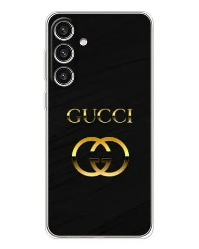 Чехол для Samsung Galaxy S25 Plus с картинкой «Золотой логотип Gucci» Чехол для Samsung Galaxy S25 Plus с картинкой «Золотой логотип Gucci»