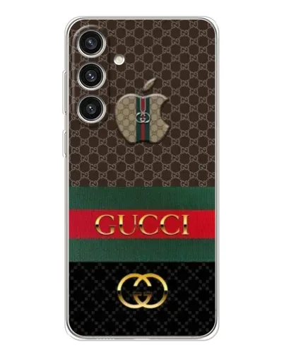 Чехол для Samsung Galaxy S25 Plus с картинкой «Gucci — брендированный десерт» Чехол для Samsung Galaxy S25 Plus с картинкой «Gucci — брендированный десерт»