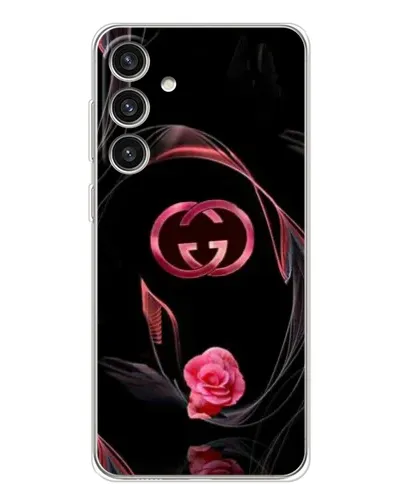 Чехол для Samsung Galaxy S25 Plus с картинкой «Gucci — неоновая роза» Чехол для Samsung Galaxy S25 Plus с картинкой «Gucci — неоновая роза»