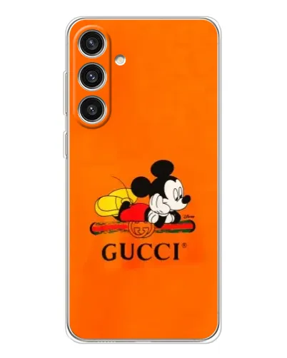 Чохол для Samsung Galaxy S25 Plus з картинкою «Міккі Маус Gucci — помаранч» Чохол для Samsung Galaxy S25 Plus з картинкою «Міккі Маус Gucci — помаранч»