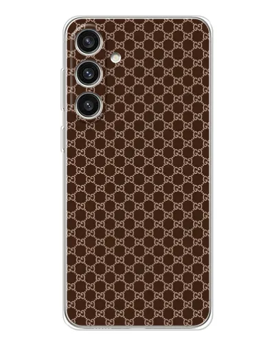 Чохол для Samsung Galaxy S25 Plus з картинкою «Gucci — шоколадна сітка» Чохол для Samsung Galaxy S25 Plus з картинкою «Gucci — шоколадна сітка»