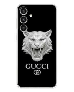 Чохол для Samsung Galaxy S25 Plus з картинкою «Gucci — срібний лев» Чохол для Samsung Galaxy S25 Plus з картинкою «Gucci — срібний лев»