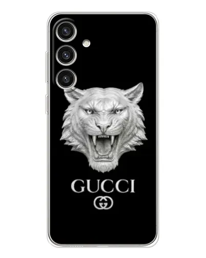 Чохол для Samsung Galaxy S25 Plus з картинкою «Gucci — срібний лев» Чохол для Samsung Galaxy S25 Plus з картинкою «Gucci — срібний лев»