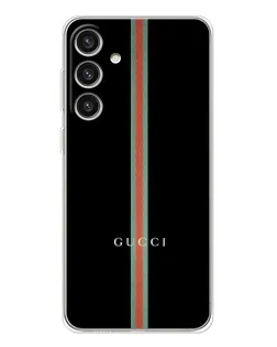 Чохол для Samsung Galaxy S25 Plus з картинкою «Gucci — строга лінія» Чохол для Samsung Galaxy S25 Plus з картинкою «Gucci — строга лінія»