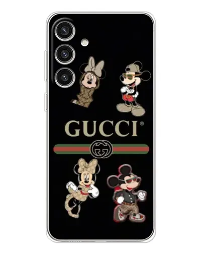 Чохол для Samsung Galaxy S25 Plus з картинкою «Gucci — герої Disney та монограма» Чохол для Samsung Galaxy S25 Plus з картинкою «Gucci — герої Disney та монограма»