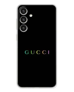 Чохол для Samsung Galaxy S25 Plus з картинкою «Gucci — неоновий мінімалізм» Чохол для Samsung Galaxy S25 Plus з картинкою «Gucci — неоновий мінімалізм»