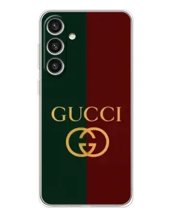 Чохол для Samsung Galaxy S25 Plus з картинкою «Gucci — темно-зелений градієнт» Чохол для Samsung Galaxy S25 Plus з картинкою «Gucci — темно-зелений градієнт»
