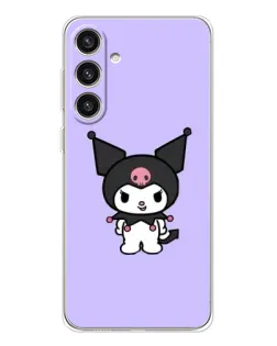 Чехол для Samsung Galaxy S25 Plus с картинкой «Kuromi — нежный фиолетовый»