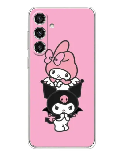 Чехол для Samsung Galaxy S25 Plus с картинкой «My Melody и Kuromi»