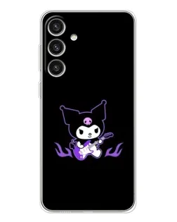 Чехол для Samsung Galaxy S25 Plus с картинкой «Электрическая Kuromi»