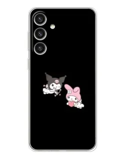 Чехол для Samsung Galaxy S25 Plus с картинкой «My Melody и Kuromi»
