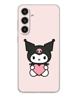 Чехол для Samsung Galaxy S25 Plus с картинкой «Kuromi и сердце»