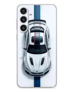 Чохол для Samsung Galaxy S25 Plus з картинкою «Вид зверху — BMW M» Чохол для Samsung Galaxy S25 Plus з картинкою «Вид зверху — BMW M»