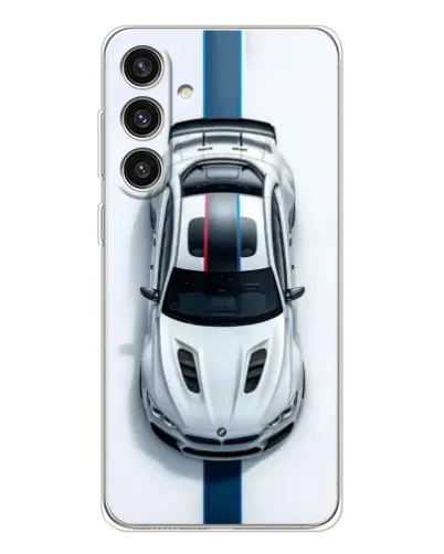 Чехол для Samsung Galaxy S25 Plus с картинкой «Вид сверху — BMW M»